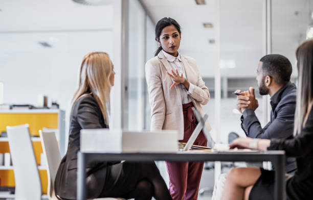 istock Business People Discussing in The Office 1141543137
