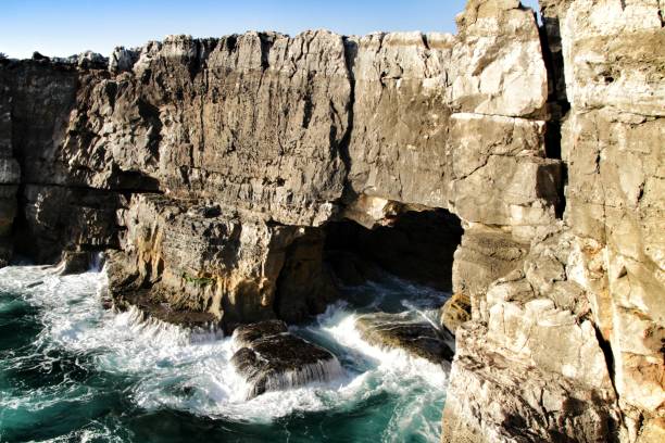 istock Cliff formation in Cascais called The Boca do Inferno 1141543201
