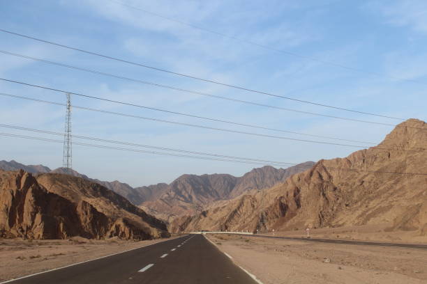 istock Road in the mountains of Dahab. 1141543217
