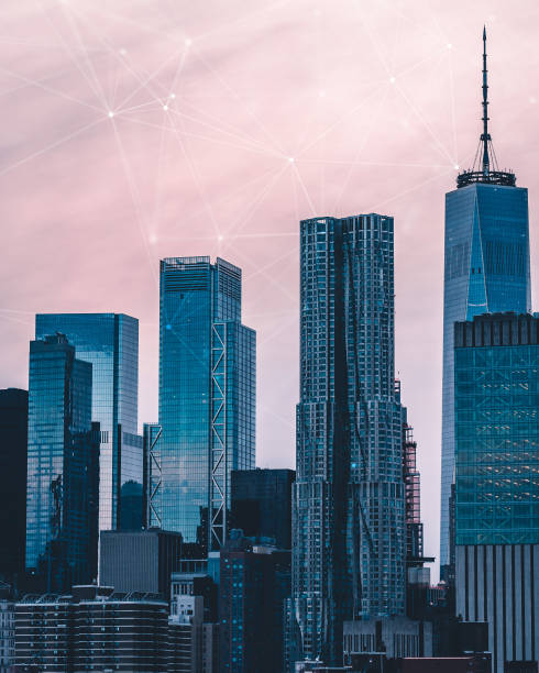 istock Technology Skylines Manhattan New York City 1141543527