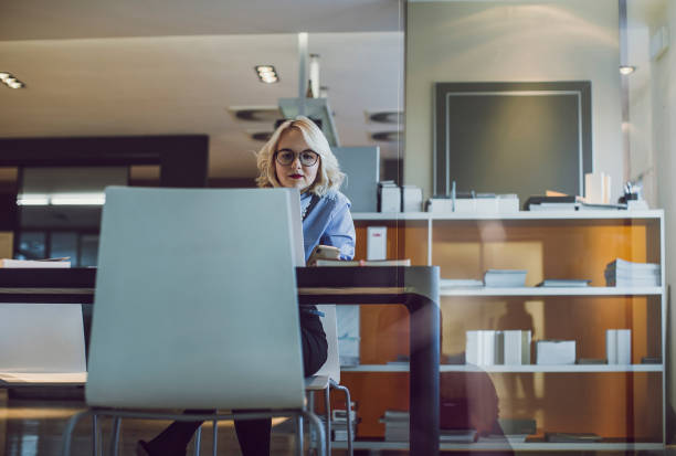 istock Businesswoman Working in The Office 1141544856