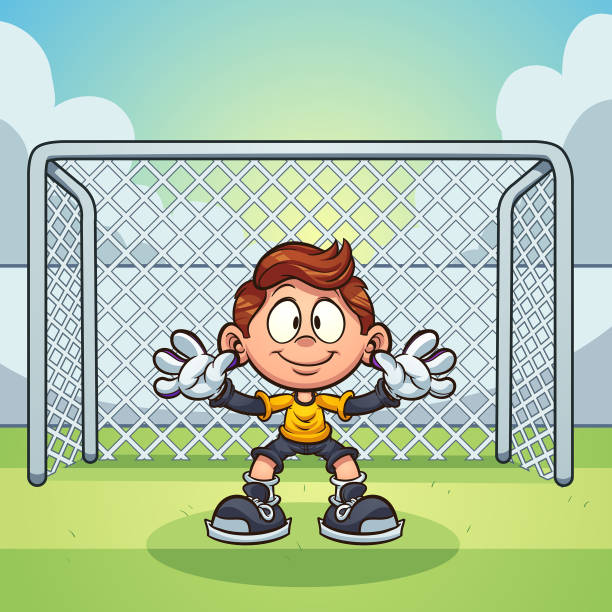 50+ Cartoon Soccer Net Illustrations, Royalty-Free Vector Graphics & Clip  Art - iStock