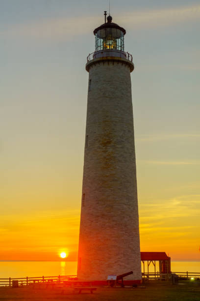 istock Sunrise in the Cap-des-Rosiers Lighthouse 1141546457