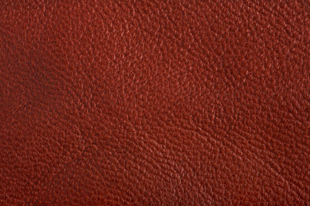 istock The texture of genuine leather is red brown. Background 1141546574
