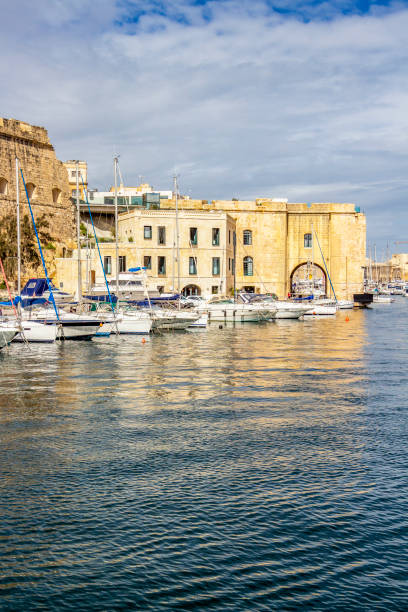 istock Marina sailboats and Maltese architecture 1141549590
