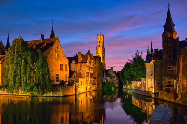 istock Famous view of Bruges, Belgium 1141552220
