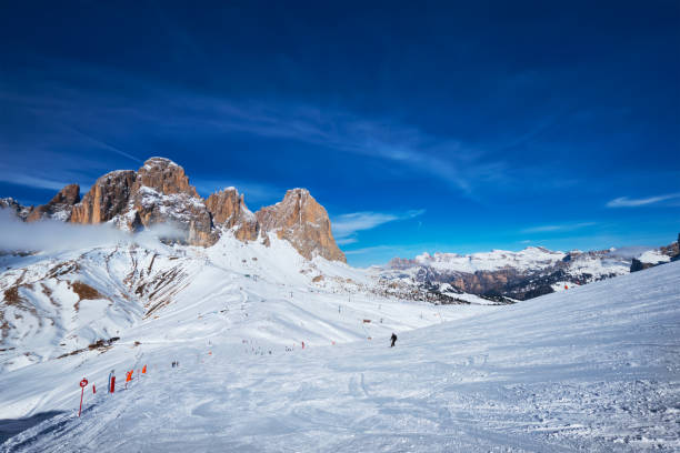 istock Ski resort in Dolomites, Italy 1141552227