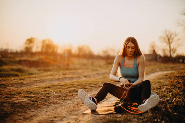 istock Woman relaxing her sole 1141553125