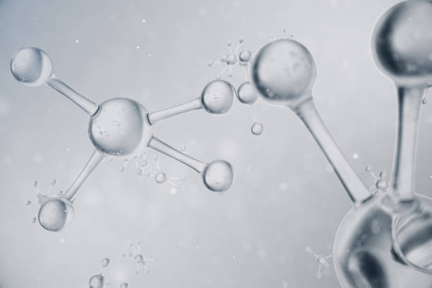 istock 3D illustration molecule structure. Scientific medical background with atoms and molecules. Scientific background for your banner, flyer, template, text. Molecule consists of atoms chemical element 1141554467