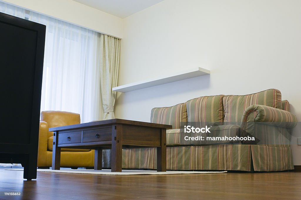 Wohnzimmer room - Lizenzfrei Aufnahme von unten Stock-Foto