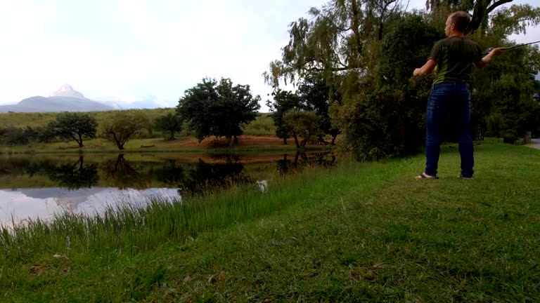 Fly fishing in the Drakensberg Mountains