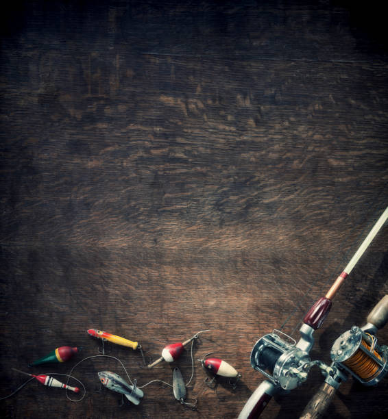 istock Vintage Fishing Background 1141558944