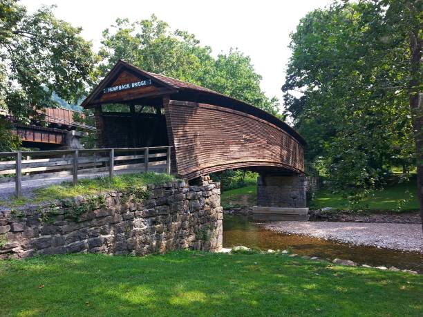 istock The Humpback covered bridge, Virginia 1141560859