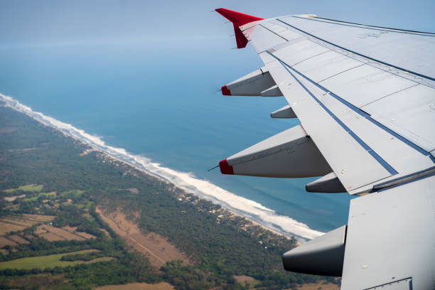 istock Salvadoran Coast Line Seen From Airplane 1141566441