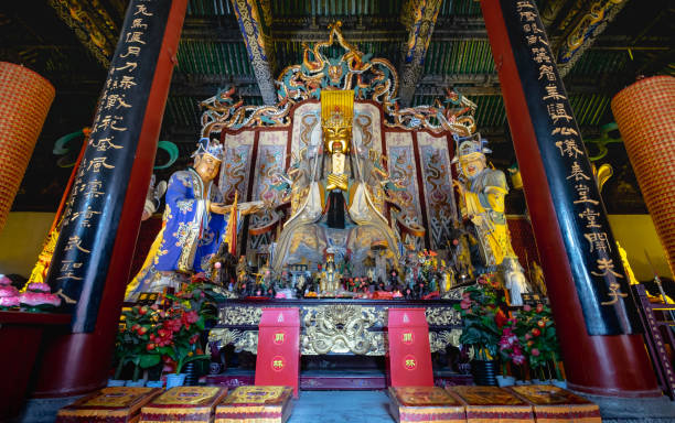 istock Guan Yu Statue at Guanlin Temple. 1141567832