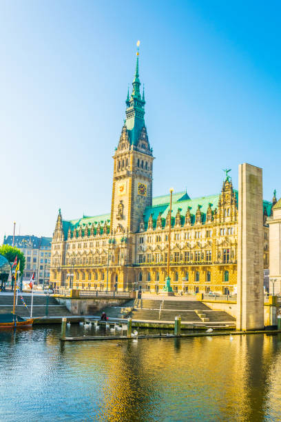 istock the rathaus - town hall in Hamburg, germany. 1141570168