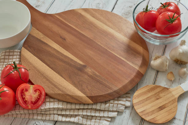 istock Empty wooden pizza peel 1141570243