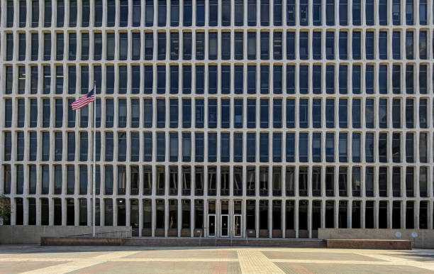 istock Front entrance of office building 1141571052