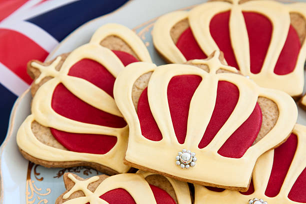 Royal wedding cookies  english cuisine stock pictures, royalty-free photos & images