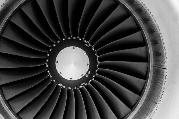 istock Close shot of a jet engine 1141579382