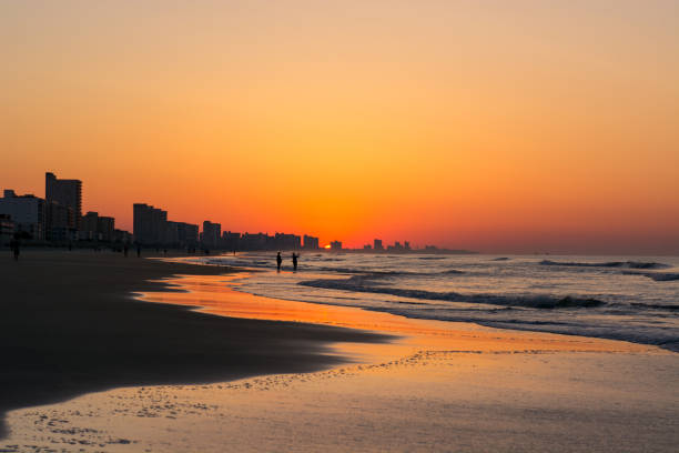 istock Morning sunrise on the beach 1141580281