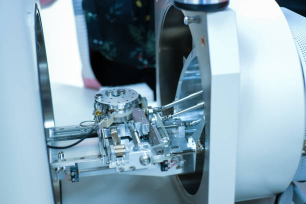 istock Scientist is preparation of nanomaterials for Scanning Electron Microscope (SEM) machine in laboratory 1141581149