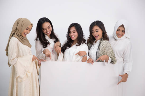 istock asian muslim woman. eid mubarak concept 1141581928