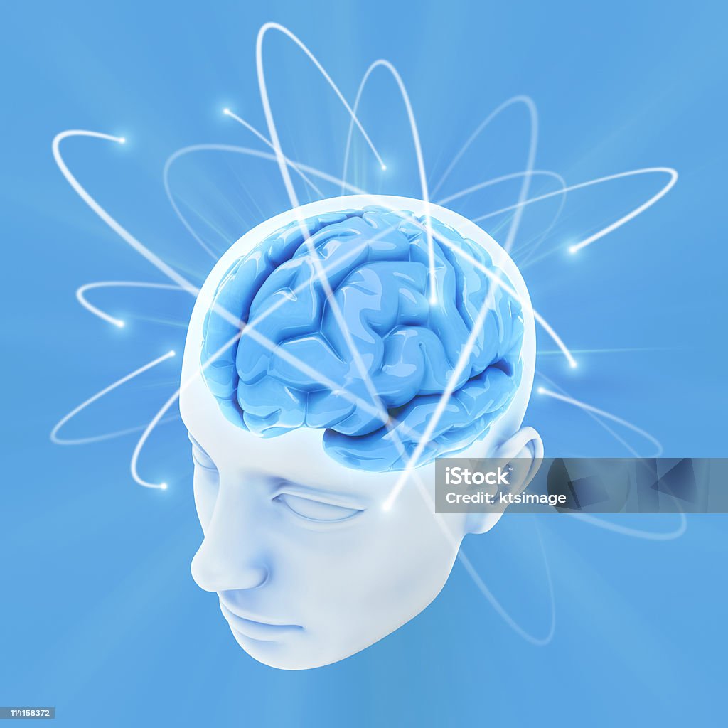 Mózg (siła umysłu - Zbiór zdjęć royalty-free (Burza mózgów)