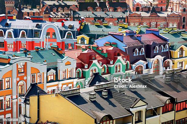 Foto de Colorido Edifícios Residenciais e mais fotos de stock de Kiev - Kiev, Abstrato, Acima