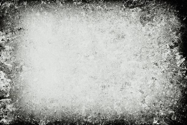 istock Grim grunge background. Monochrome abstract texture. Vintage old surface in scratches and chips 1141587601