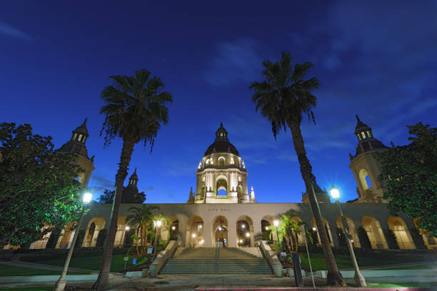 istock Pasadena City Hall at Twilight 1141587822