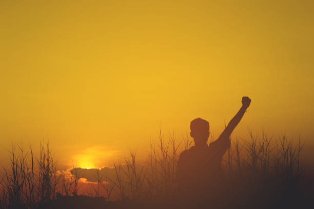 istock Silie's silhouettes show joy. And successful silhouette concepts 1141587950