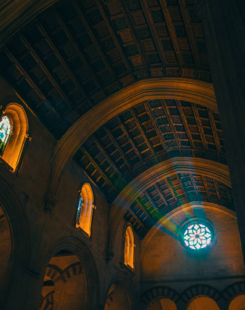 istock Cordoba spain church light rainbow colors 1141588501