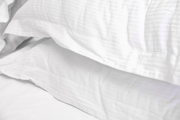 istock White delicate soft background of fabric or bedding sheet 1141588611