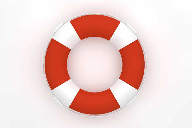 istock Lifebuoy on white background 1141592647