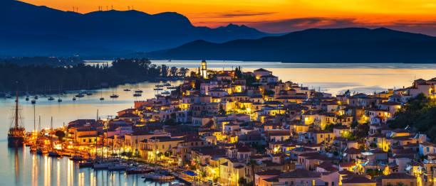 istock Poros at night, Greece 1141593680