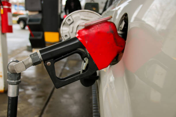 istock Pumping Fuel at Gas Station 1141594602