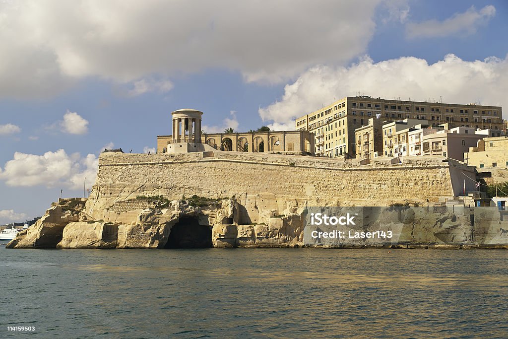 Grand harbour bastions. Valetta. Malta  Ancient Stock Photo