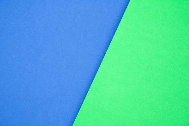 istock Background (texture) of green and blue paper with shadow 1141596600