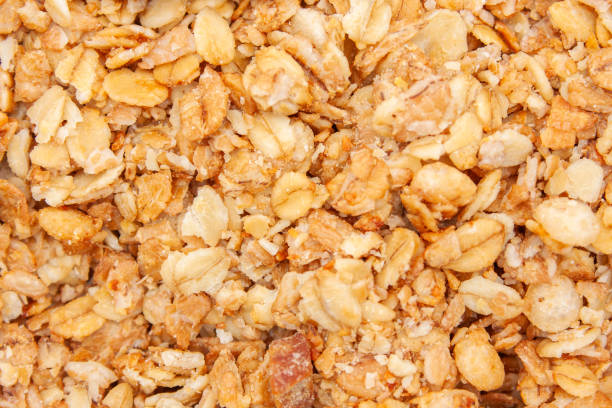 istock Texture of muesli with banana 1141596719