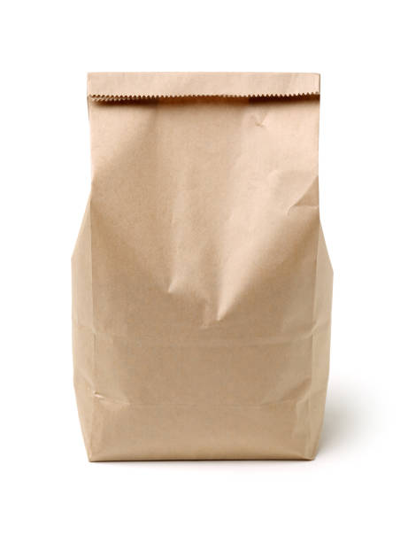 istock Paper bags on white background 1141597307