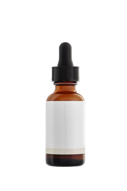 istock Aromatherapy essential oil dropper bottle, isolated over white background. 1141600991