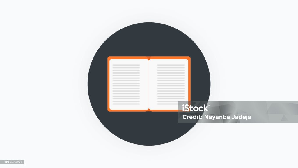 Book Icon Arts Culture and Entertainment stock vector