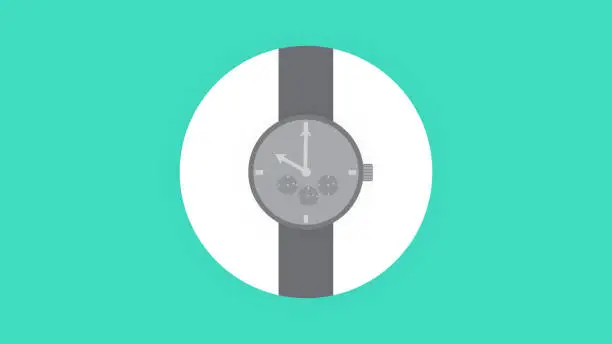 Vector illustration of Hand Watch Icon
