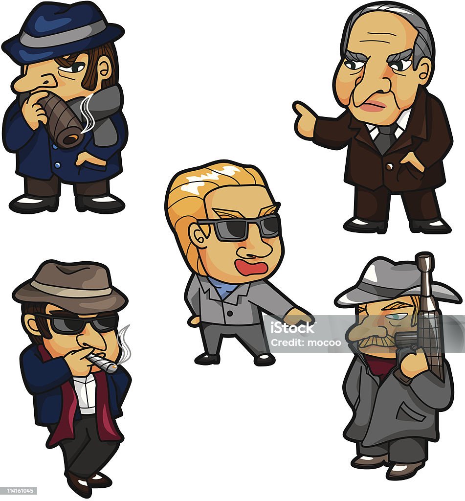 Cartoon Mafia Icon Stock Illustration - Download Image Now - Mafia,  Organized Crime, Italian Culture - iStock