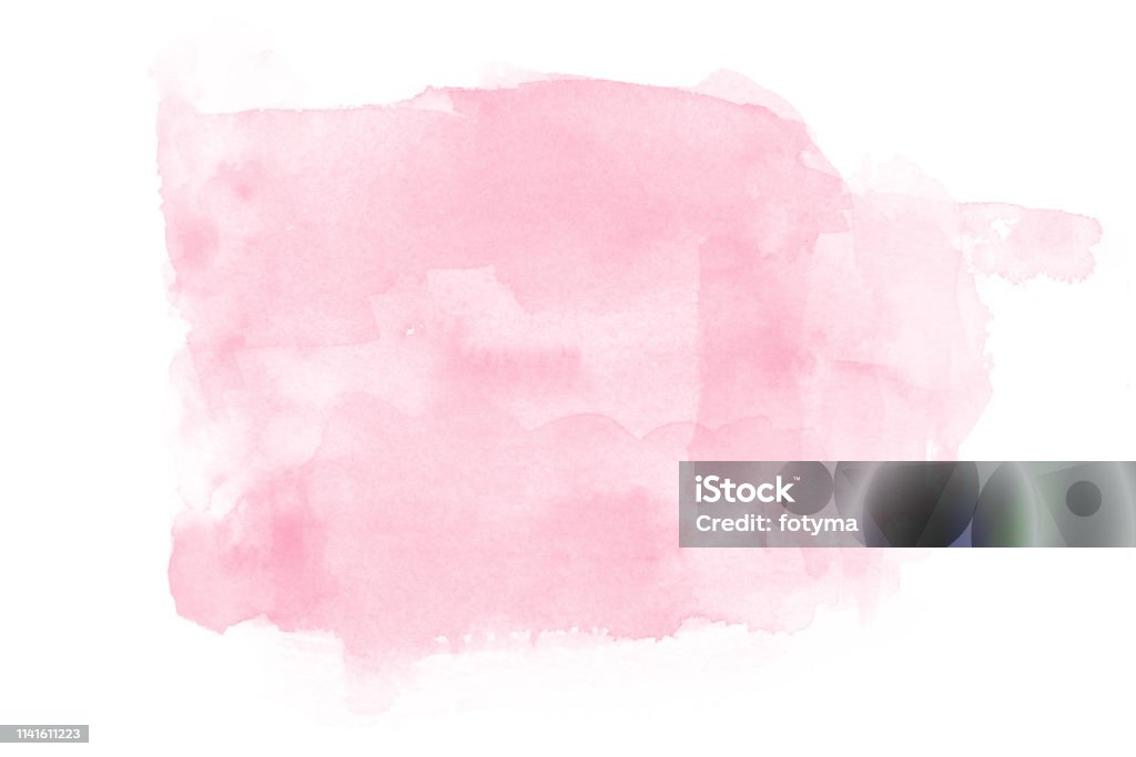 Watercolor on white background Abstract coral watercolor on white background Watercolor Paints Stock Photo