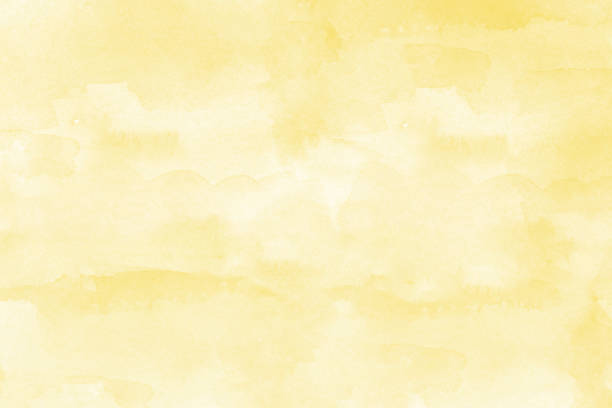 istock Yellow watercolor background 1141611232