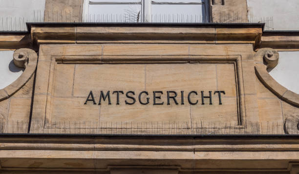 istock German District court writing on the building 1141615799