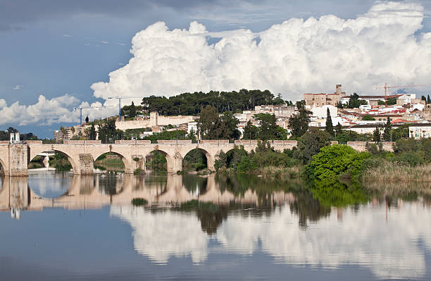 istock Roman bridge in Badajoz, Spain 114161590