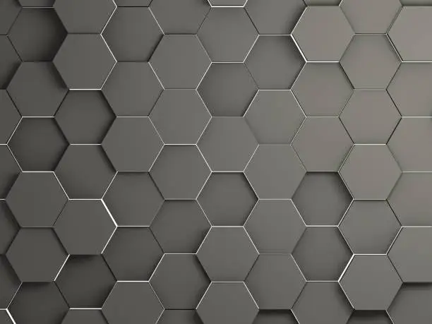 Photo of gray honeycomb